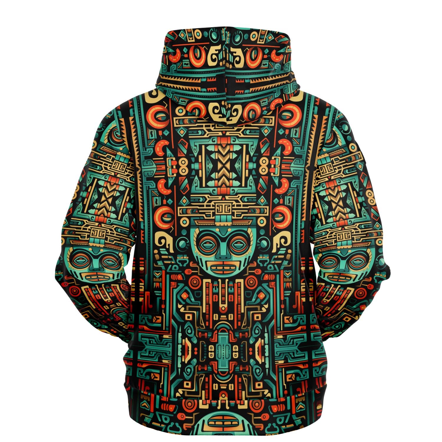 Fashion Hoodie - Aztec Art - Nine Worlds Gear