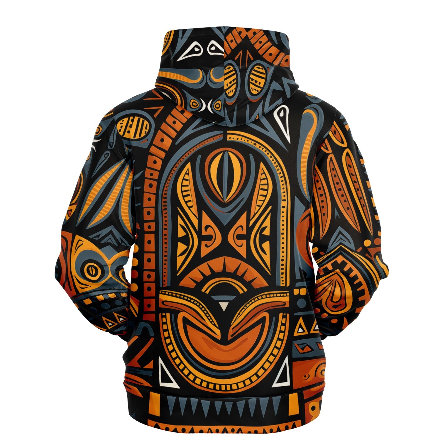 Fashion Hoodie - African Tribal Art - Nine Worlds Gear