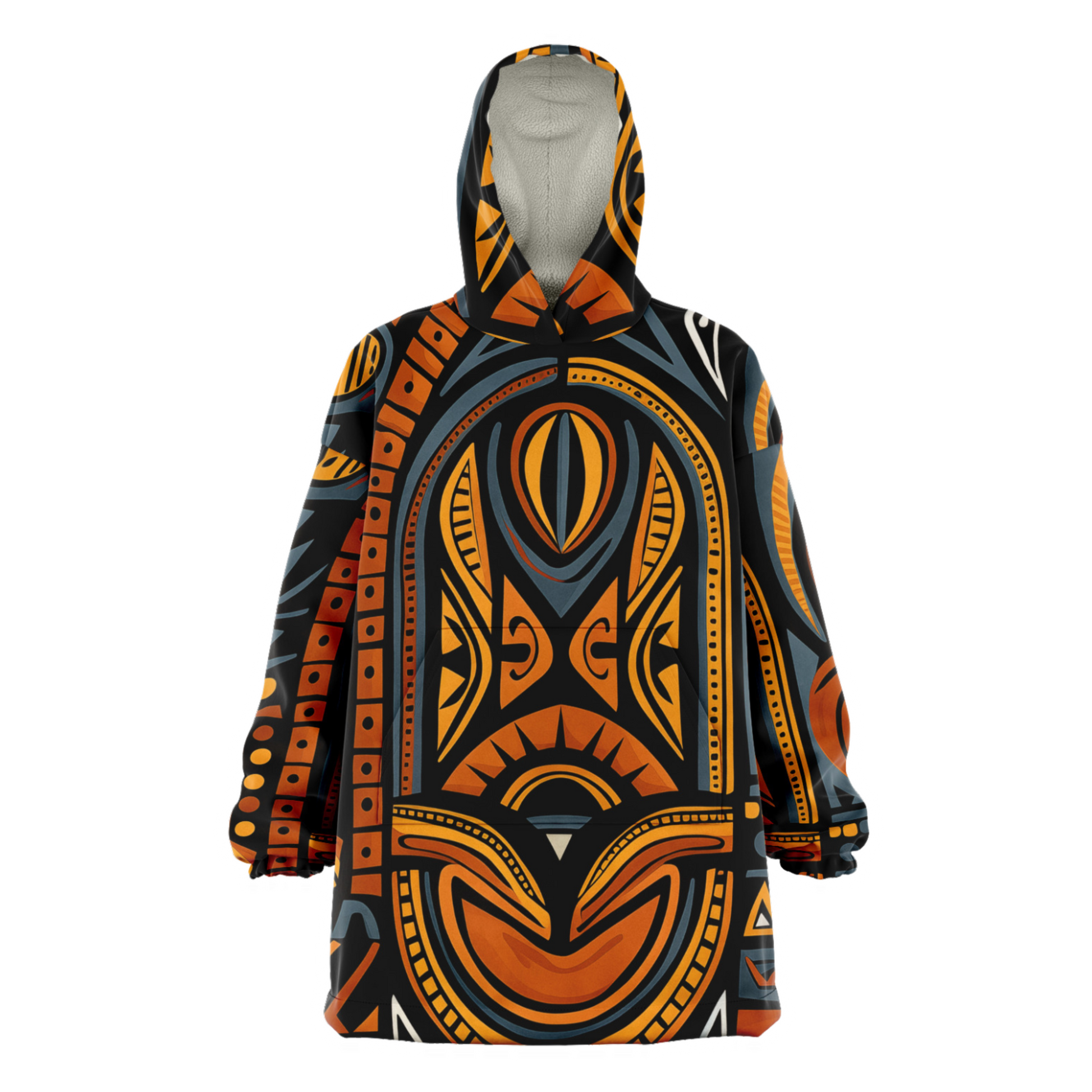 Snug Hoodie - African Tribal Art - Nine Worlds Gear