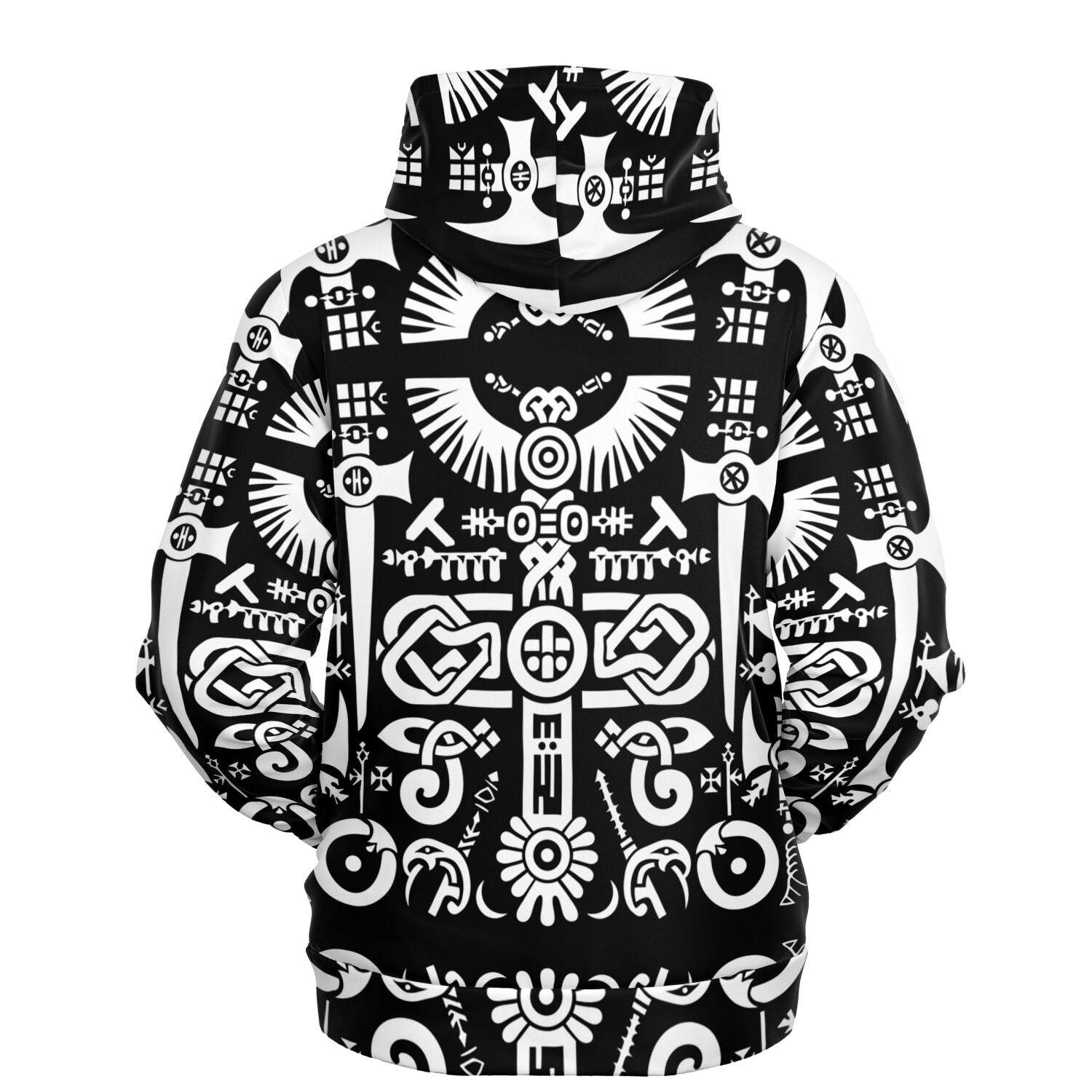 Fashion Hoodie - Norse Viking & Mythology Collection - Borre Style - Nine Worlds Gear