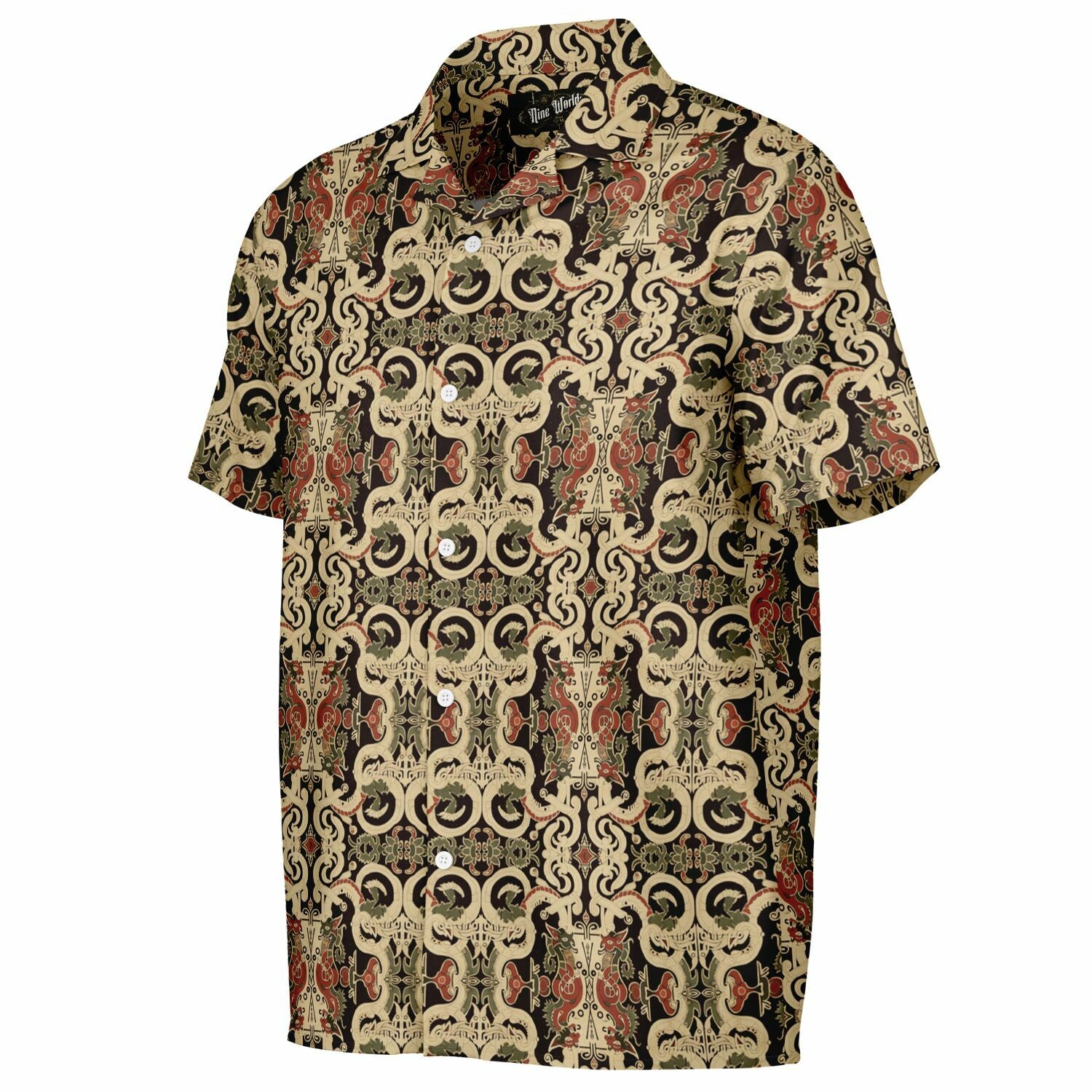 Button Down Shirt - Norse Viking & Mythology Collection - Mammen Style - Nine Worlds Gear