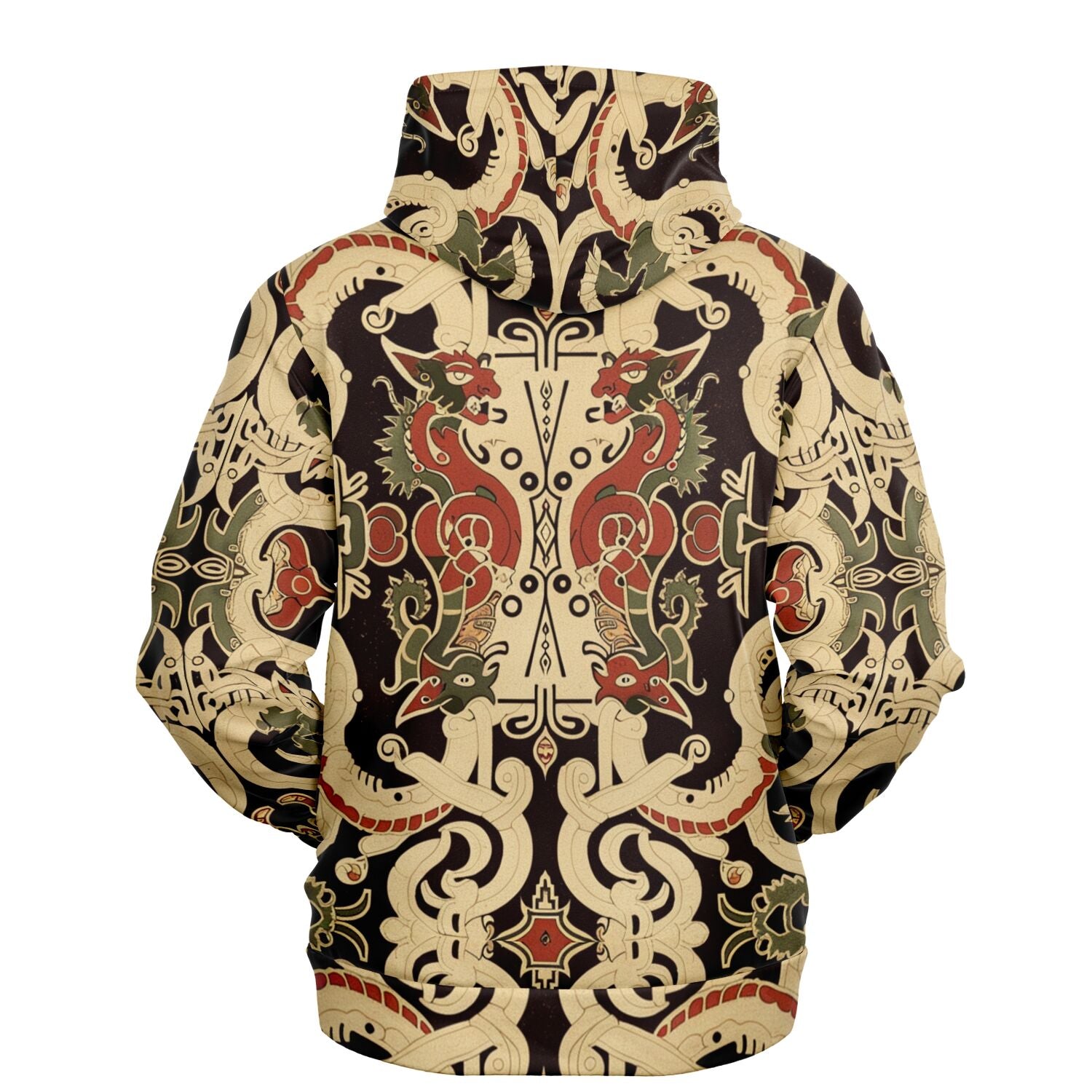 Fashion Hoodie - Norse Viking & Mythology Collection - Mammen Style - Nine Worlds Gear