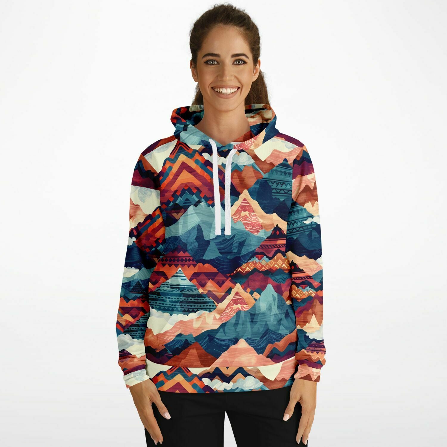 Fashion Hoodie - Art of the Andes - Nine Worlds Gear