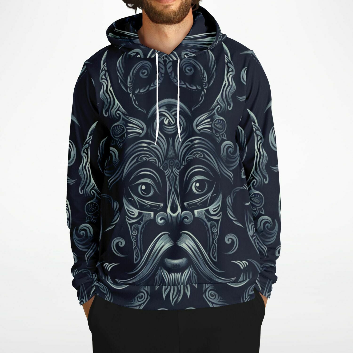 Fashion Hoodie - Norse Viking & Mythology Collection - Odin - Nine Worlds Gear