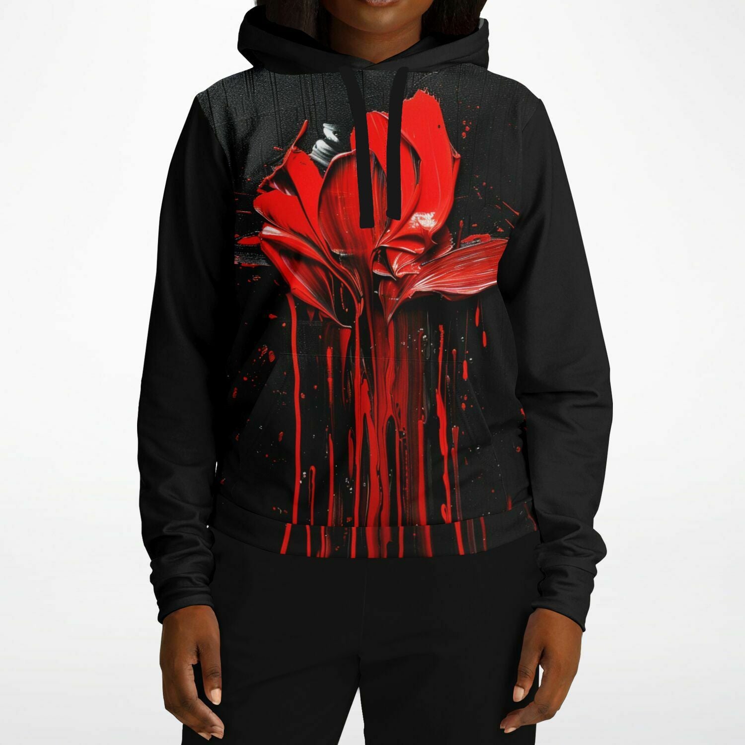 Fashion Hoodie - Melting Rose - Nine Worlds Gear
