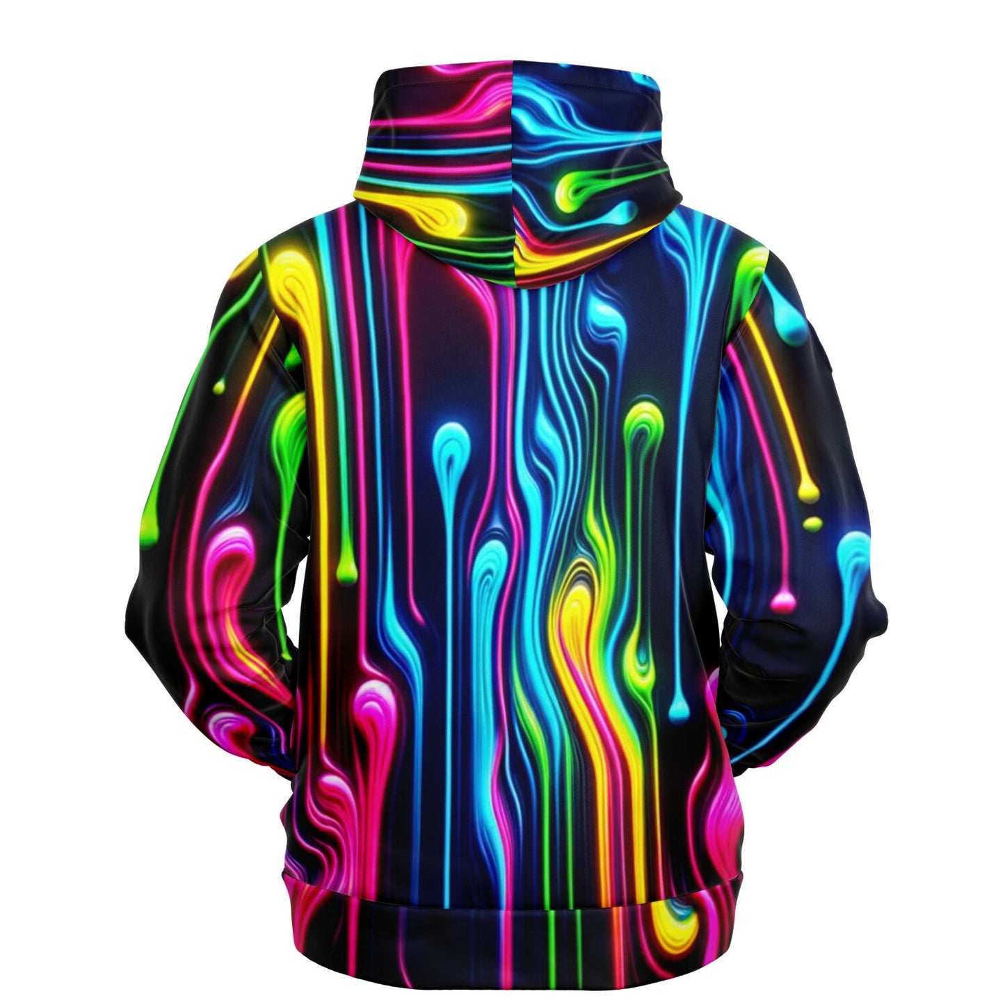 Fashion Hoodie - Melted Neon - Nine Worlds Gear