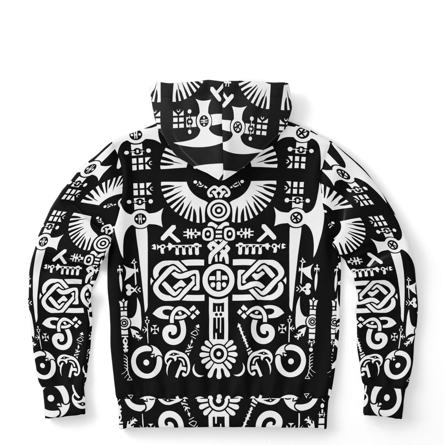 Fashion Hoodie - Norse Viking & Mythology Collection - Borre Style - Nine Worlds Gear