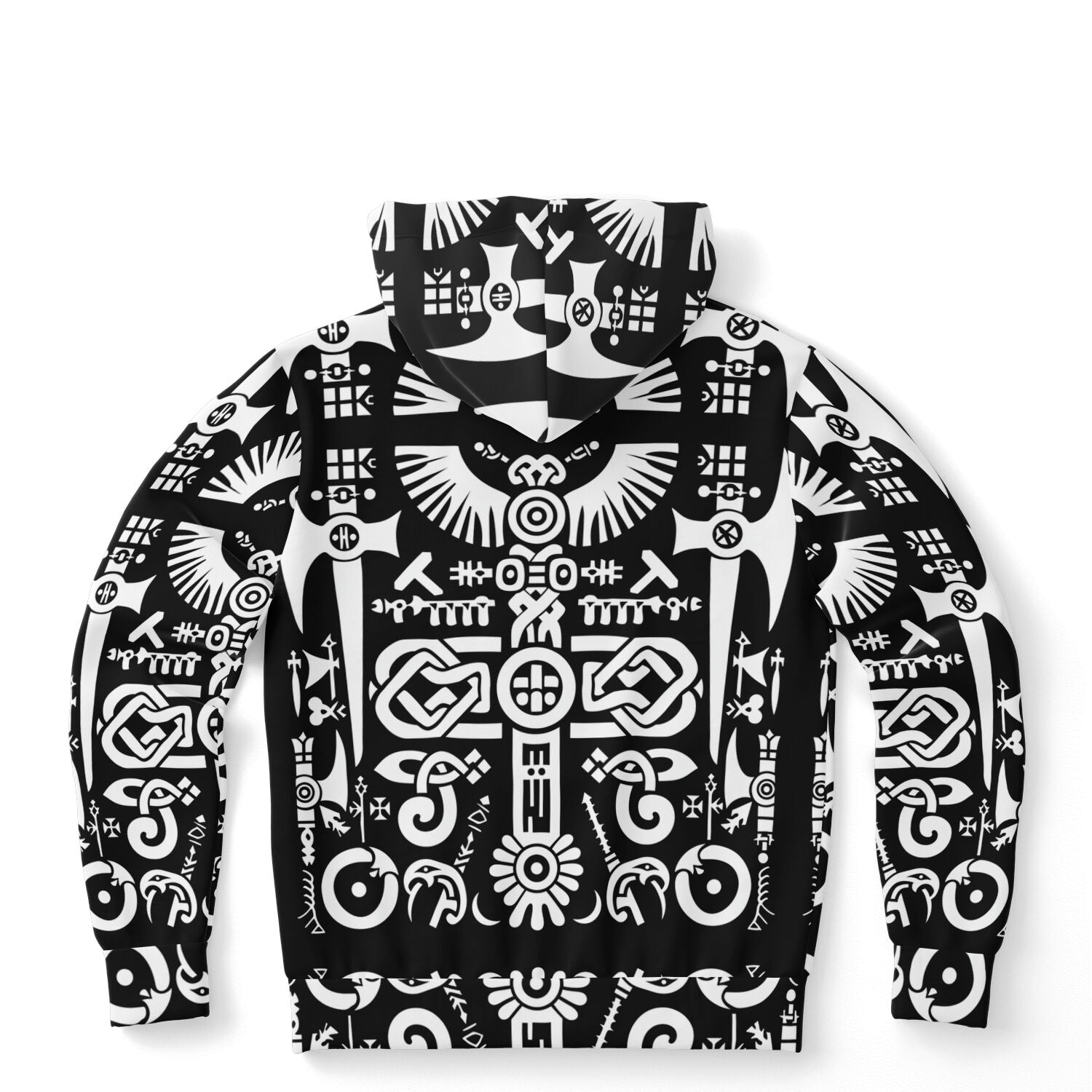 Fashion Hoodie - Norse Viking & Mythology Collection - Borre Style - Nine Worlds Gear