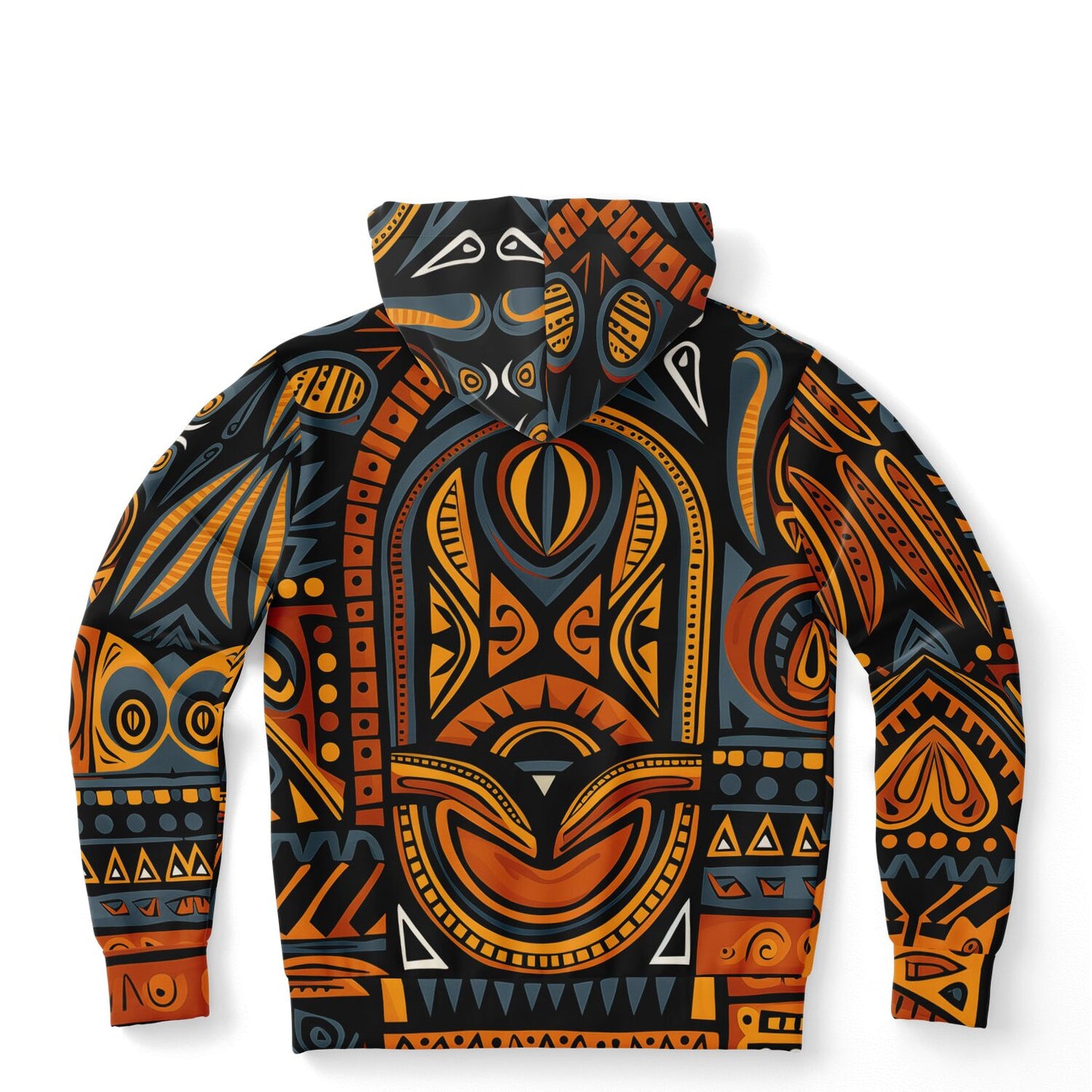 Fashion Hoodie - African Tribal Art - Nine Worlds Gear