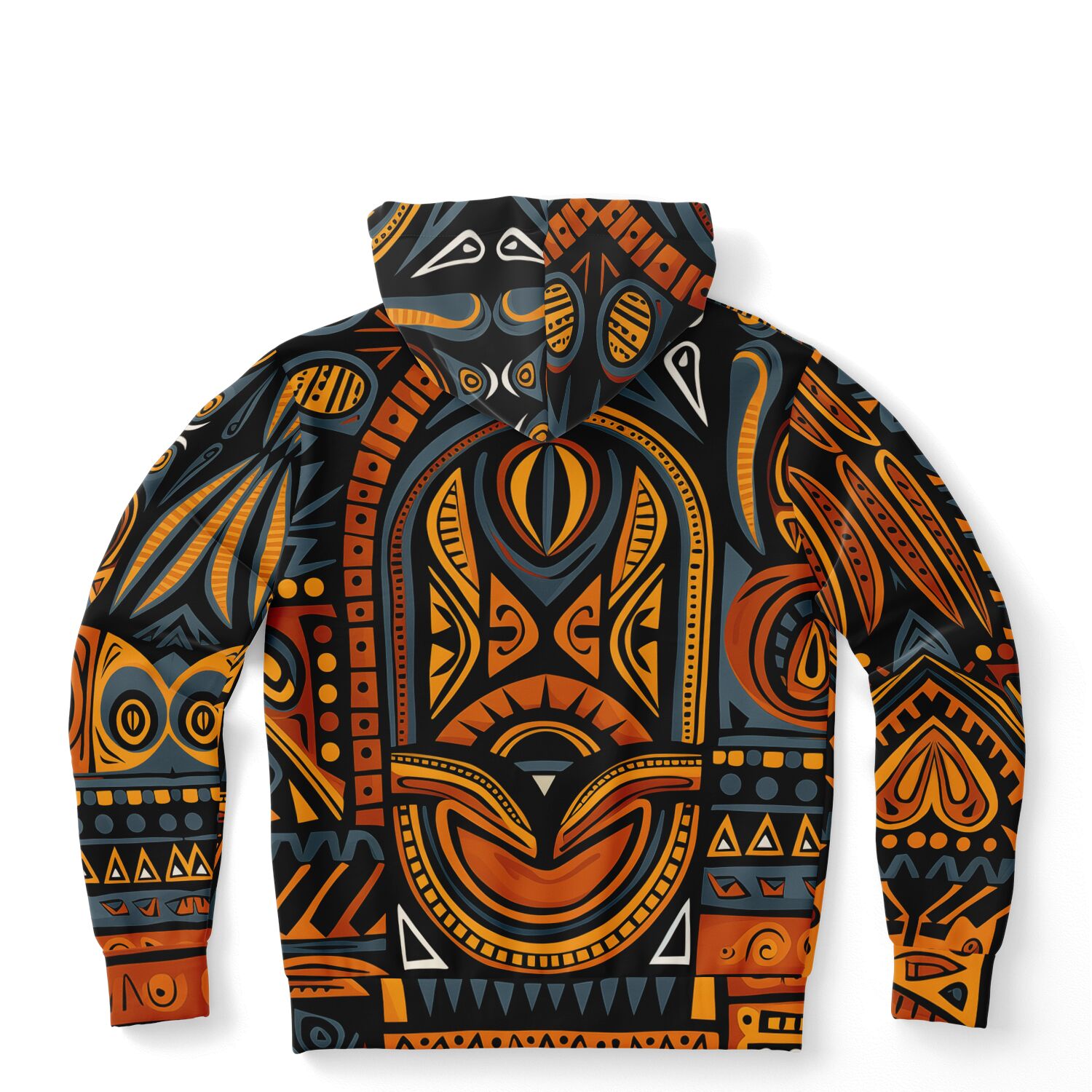 Fashion Hoodie - African Tribal Art - Nine Worlds Gear
