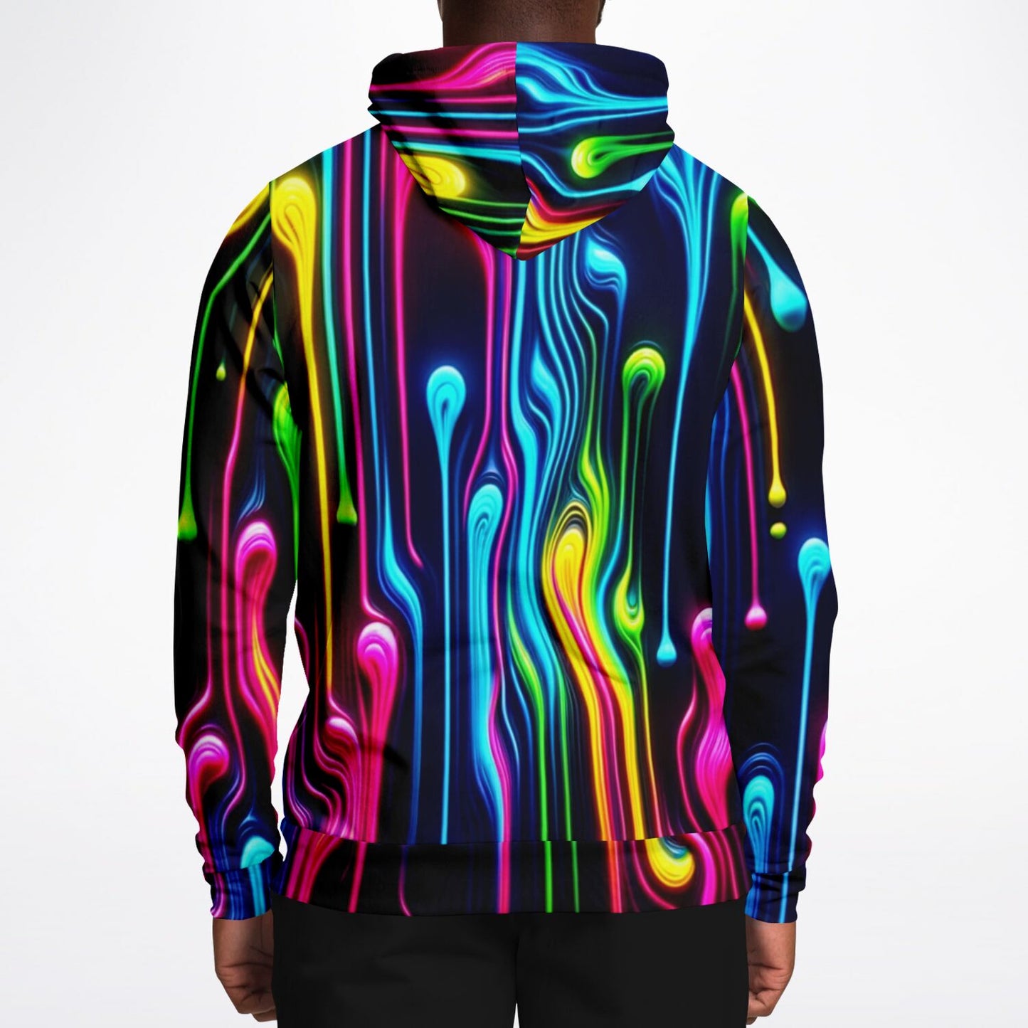 Fashion Hoodie - Melted Neon - Nine Worlds Gear