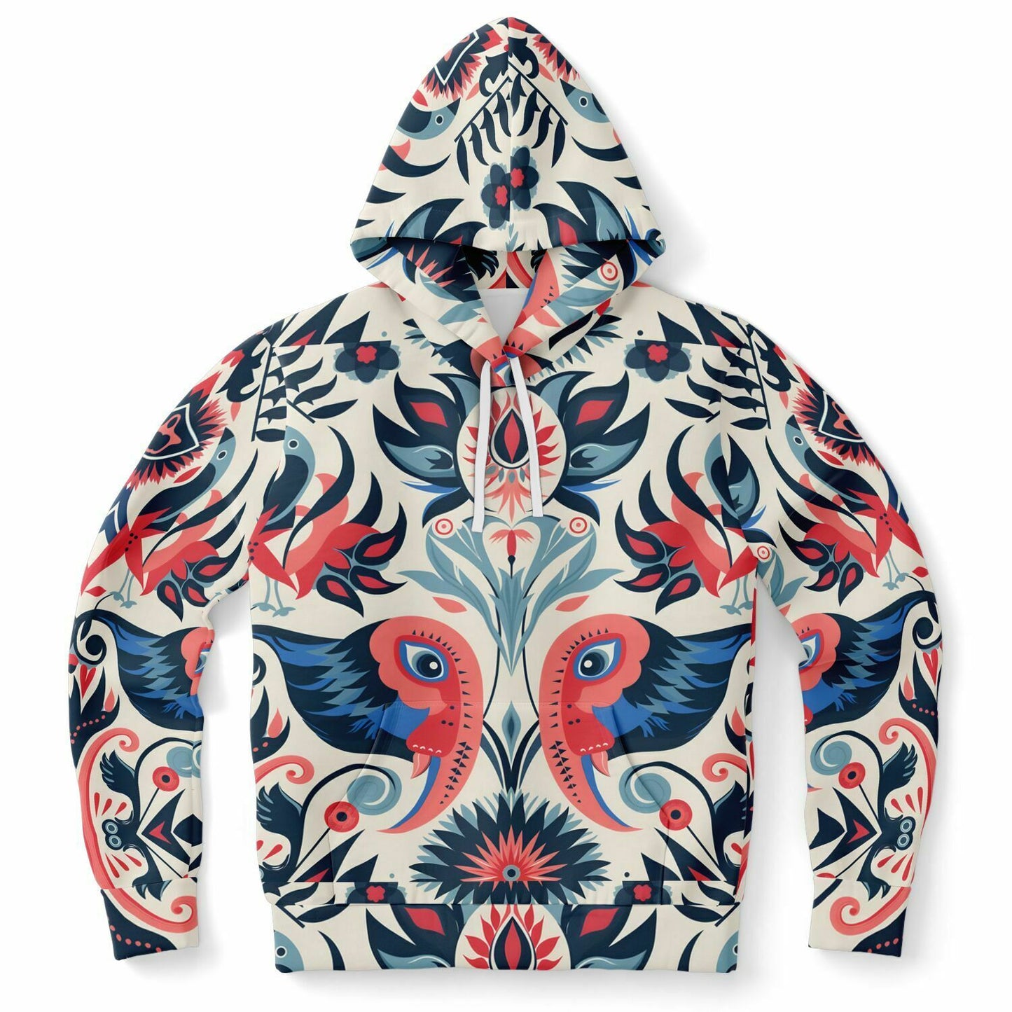 Fashion Hoodie - Columbian Zoomorphic Art - Nine Worlds Gear