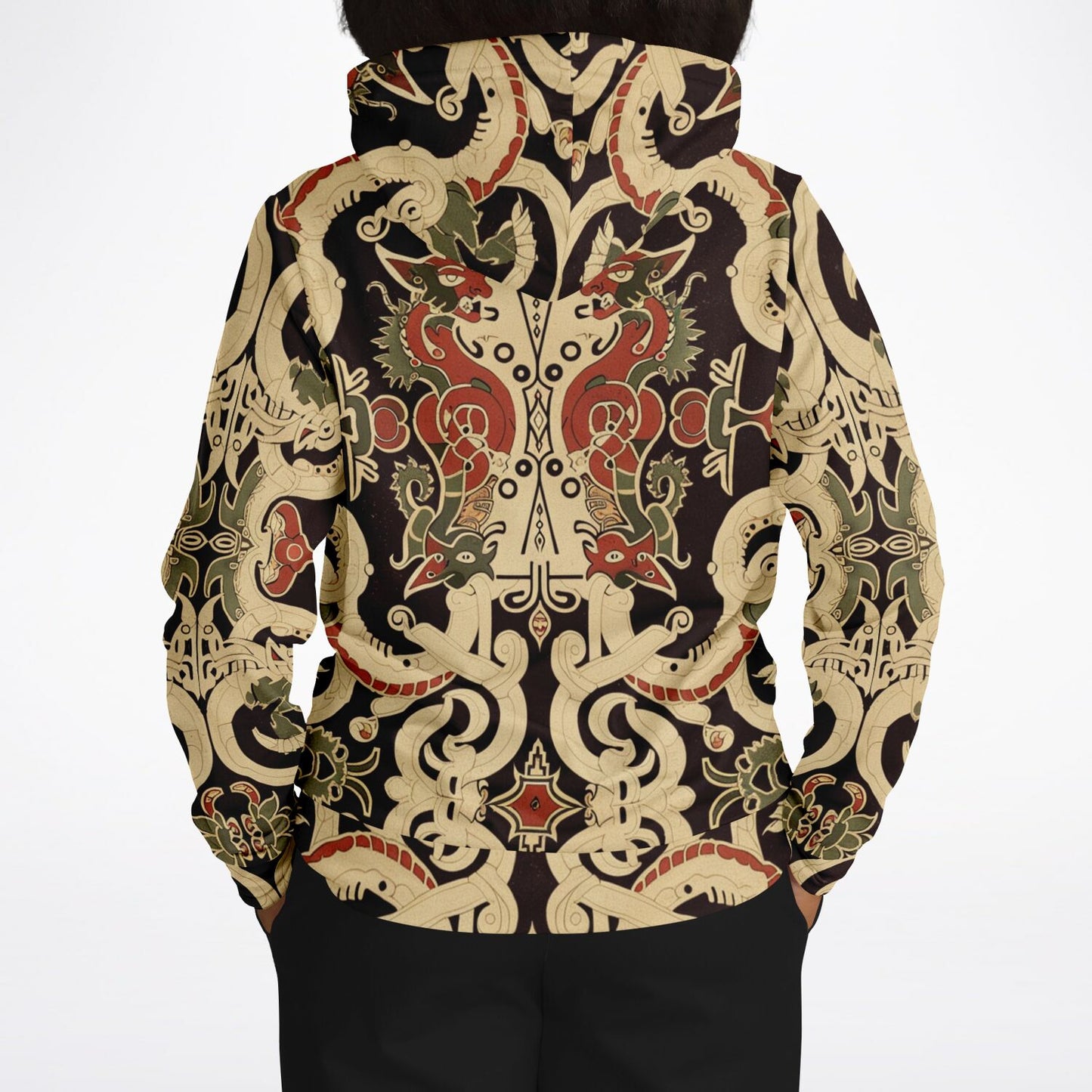 Fashion Hoodie - Norse Viking & Mythology Collection - Mammen Style - Nine Worlds Gear