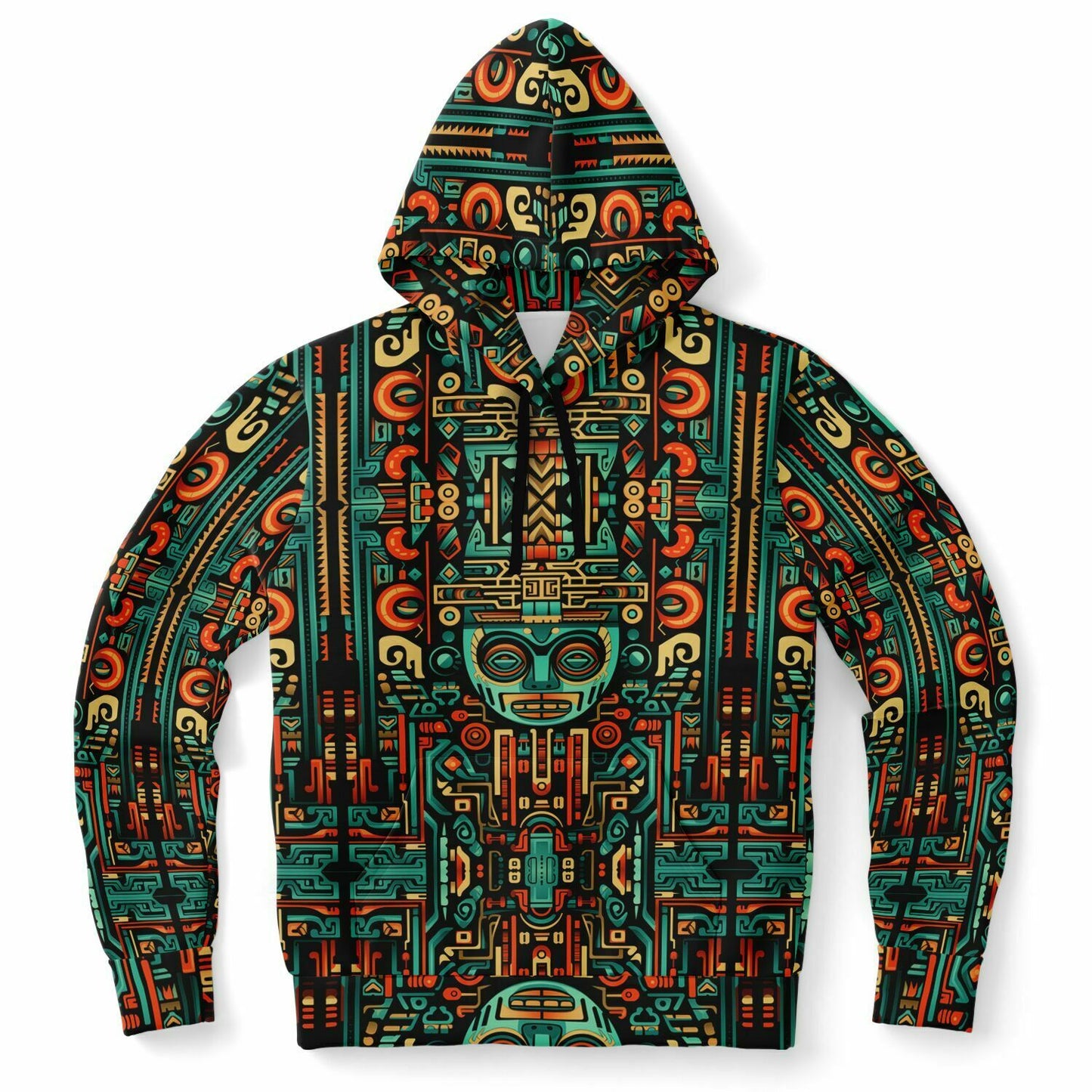 Fashion Hoodie - Aztec Art - Nine Worlds Gear