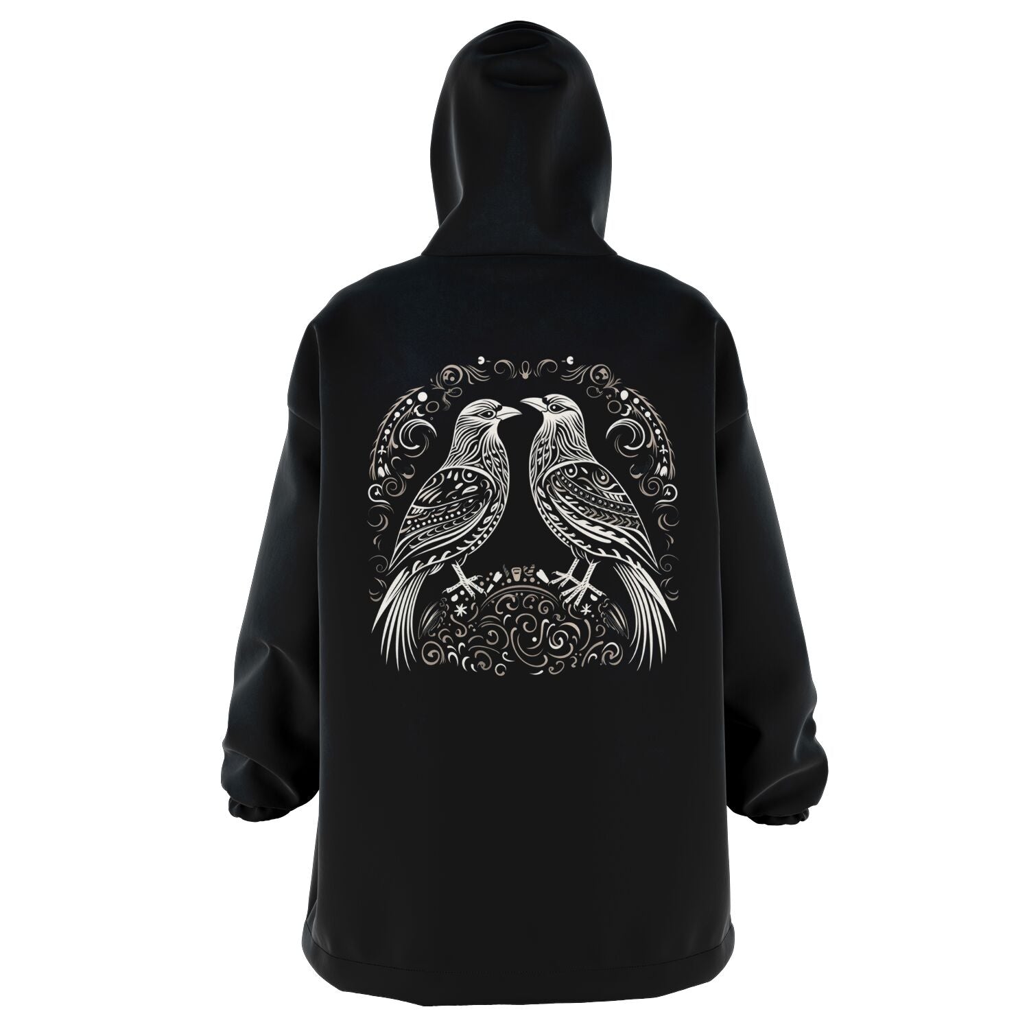 Snug Hoodie - Norse Viking & Mythology Collection -  Huginn and Muninn - Nine Worlds Gear