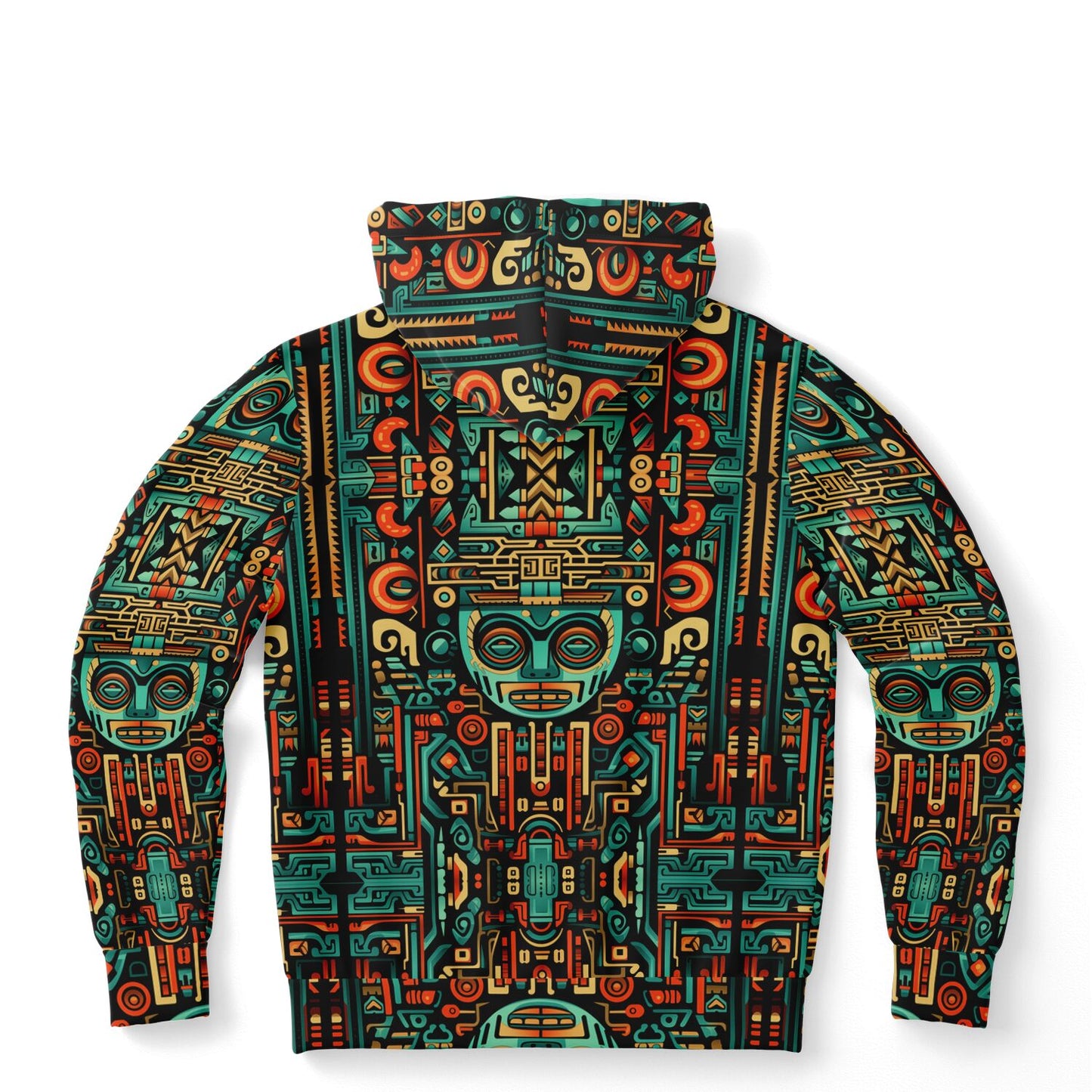 Fashion Hoodie - Aztec Art - Nine Worlds Gear
