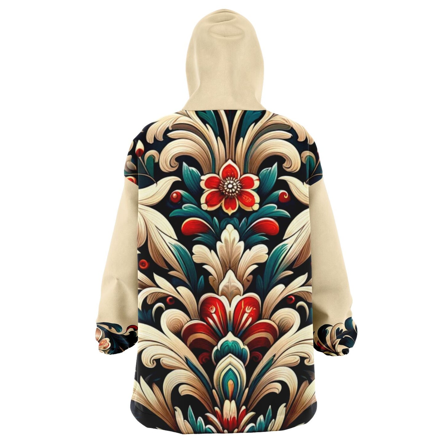 Snug Hoodie - Norwegian Folk Art - Nine Worlds Gear