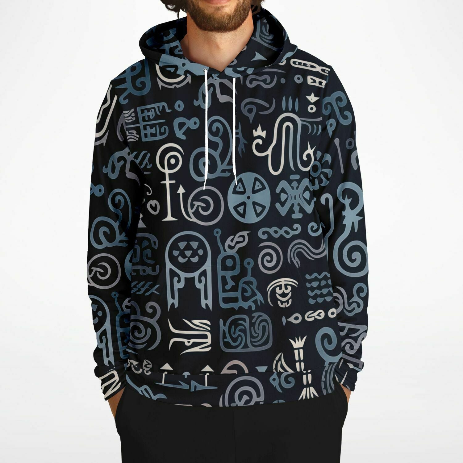 Fashion Hoodie - Norse Viking & Mythology Collection - Symbols - Nine Worlds Gear