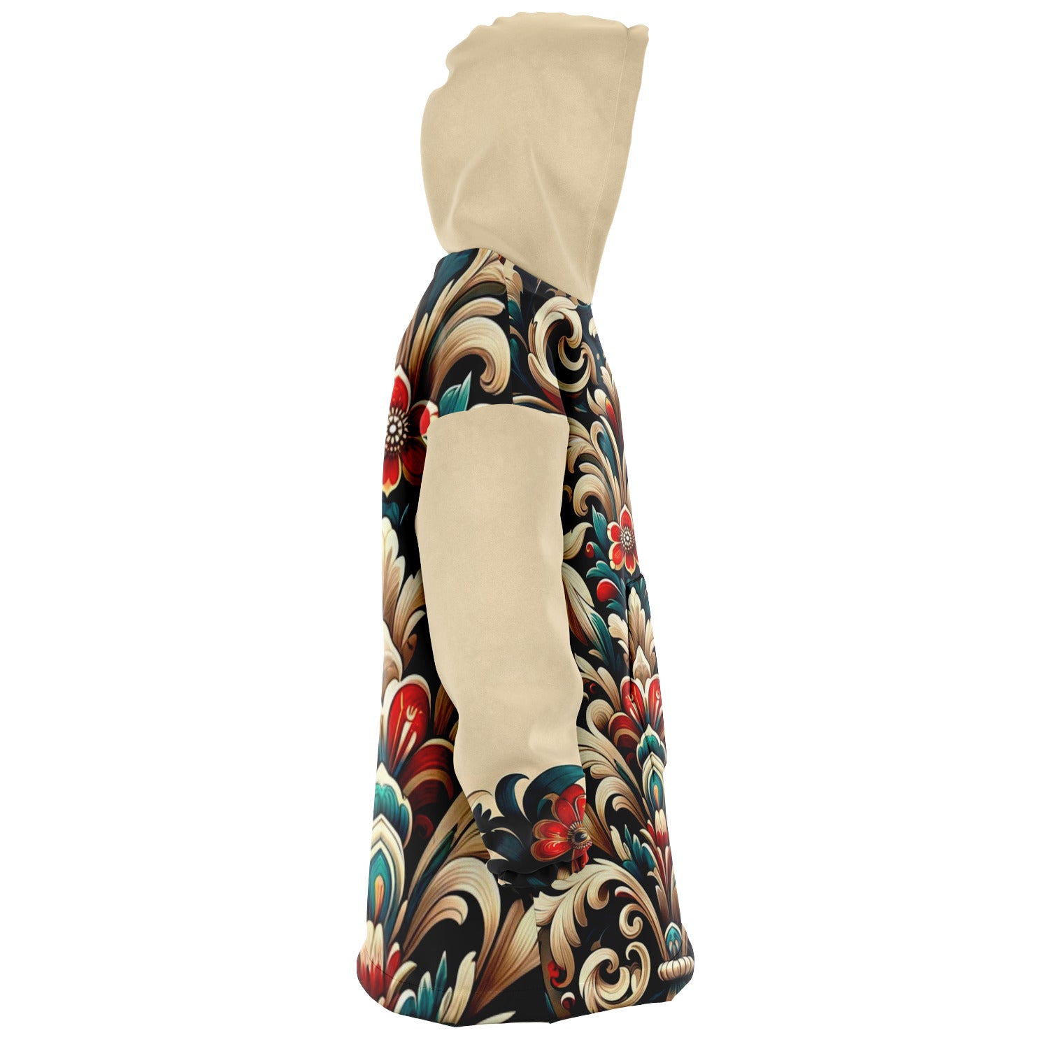 Snug Hoodie - Norwegian Folk Art - Nine Worlds Gear