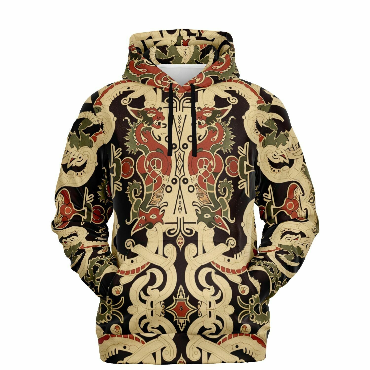 Fashion Hoodie - Norse Viking & Mythology Collection - Mammen Style - Nine Worlds Gear