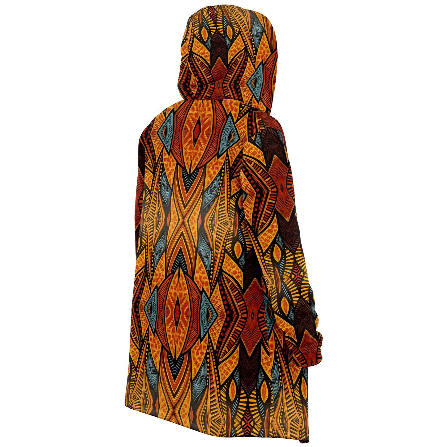 Microfleece Cloak - African Art - Nine Worlds Gear