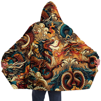 Microfleece Cloak - Dragon War - Nine Worlds Gear