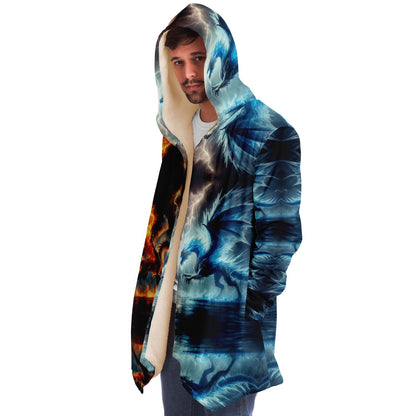 Microfleece Cloak - Fire and Ice - Nine Worlds Gear