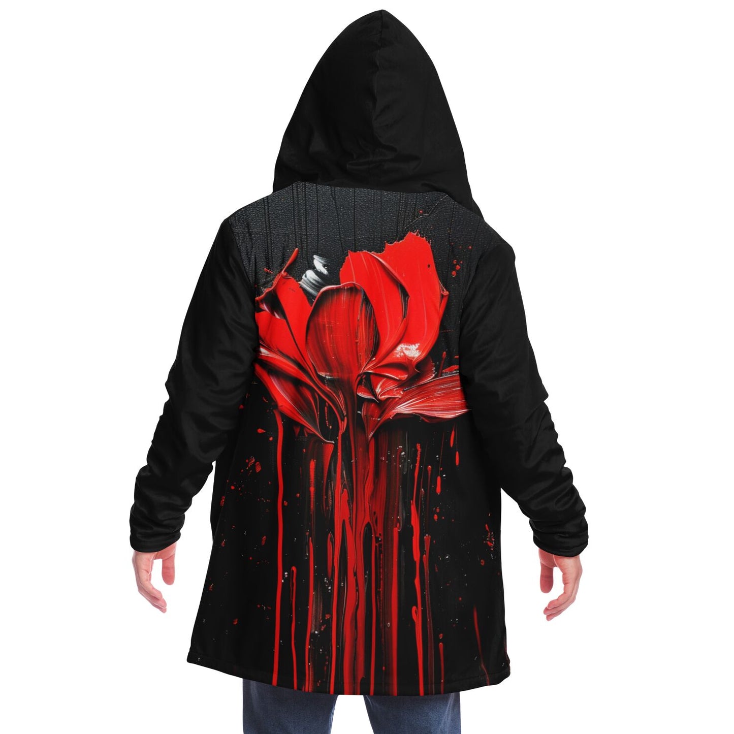 Microfleece Cloak - Melting Rose - Nine Worlds Gear