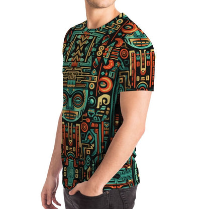 T-shirt - Aztec Art - Nine Worlds Gear