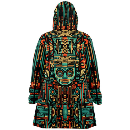 Microfleece Cloak - Aztec Art - Nine Worlds Gear