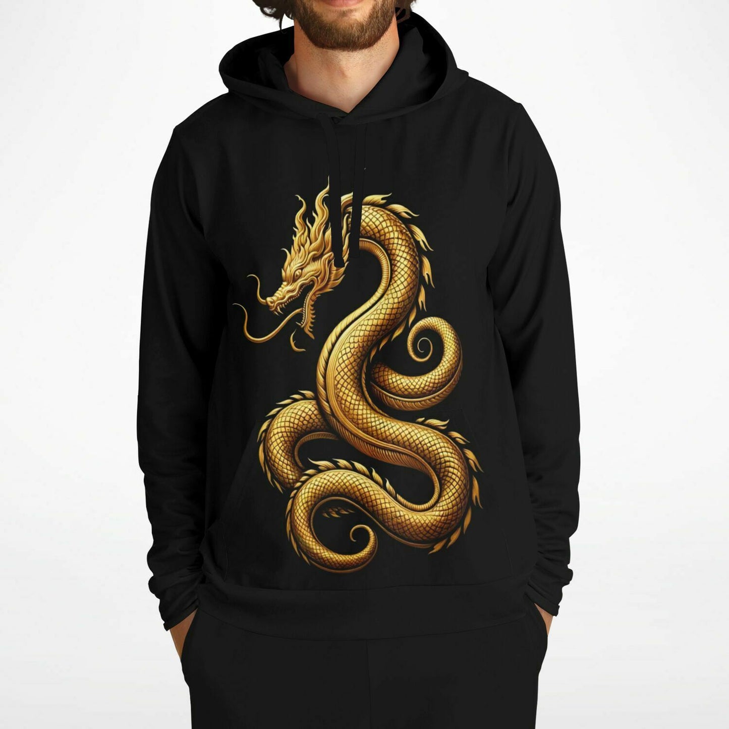 Fashion Hoodie - The Golden Serpent - Nine Worlds Gear