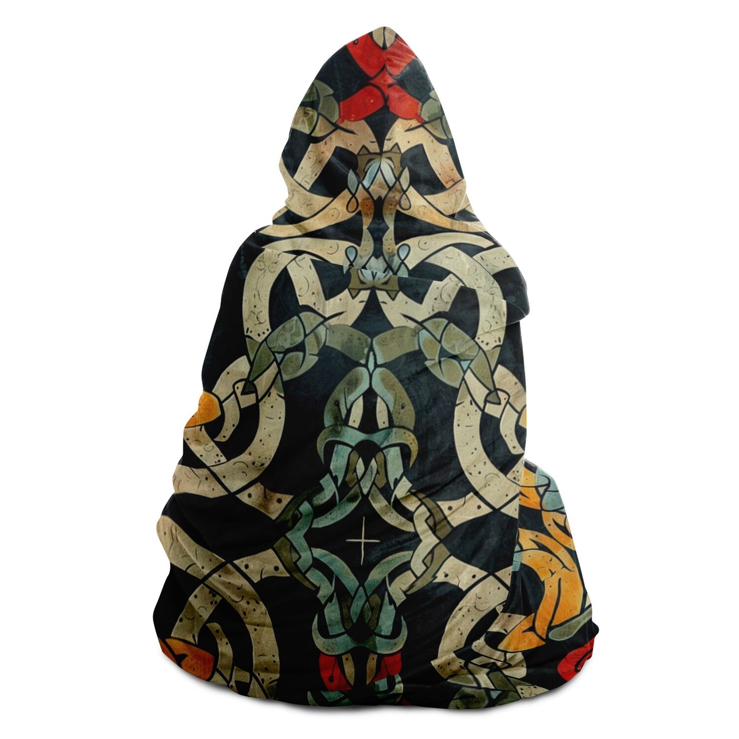 Hooded Blanket - Norse Viking & Mythology Collection - Jelling - Nine Worlds Gear