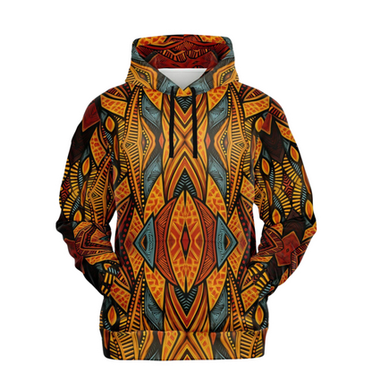 Fashion Hoodie - African Art - Nine Worlds Gear