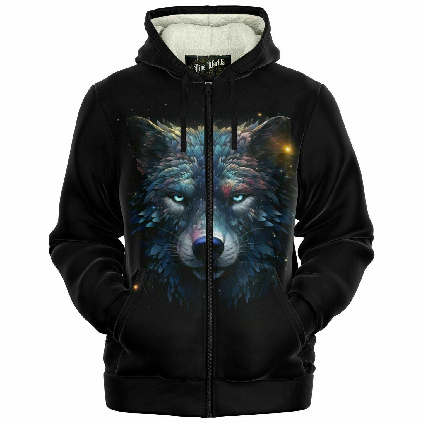 Microfleece Ziphoodie - Dire Wolf - Nine Worlds Gear