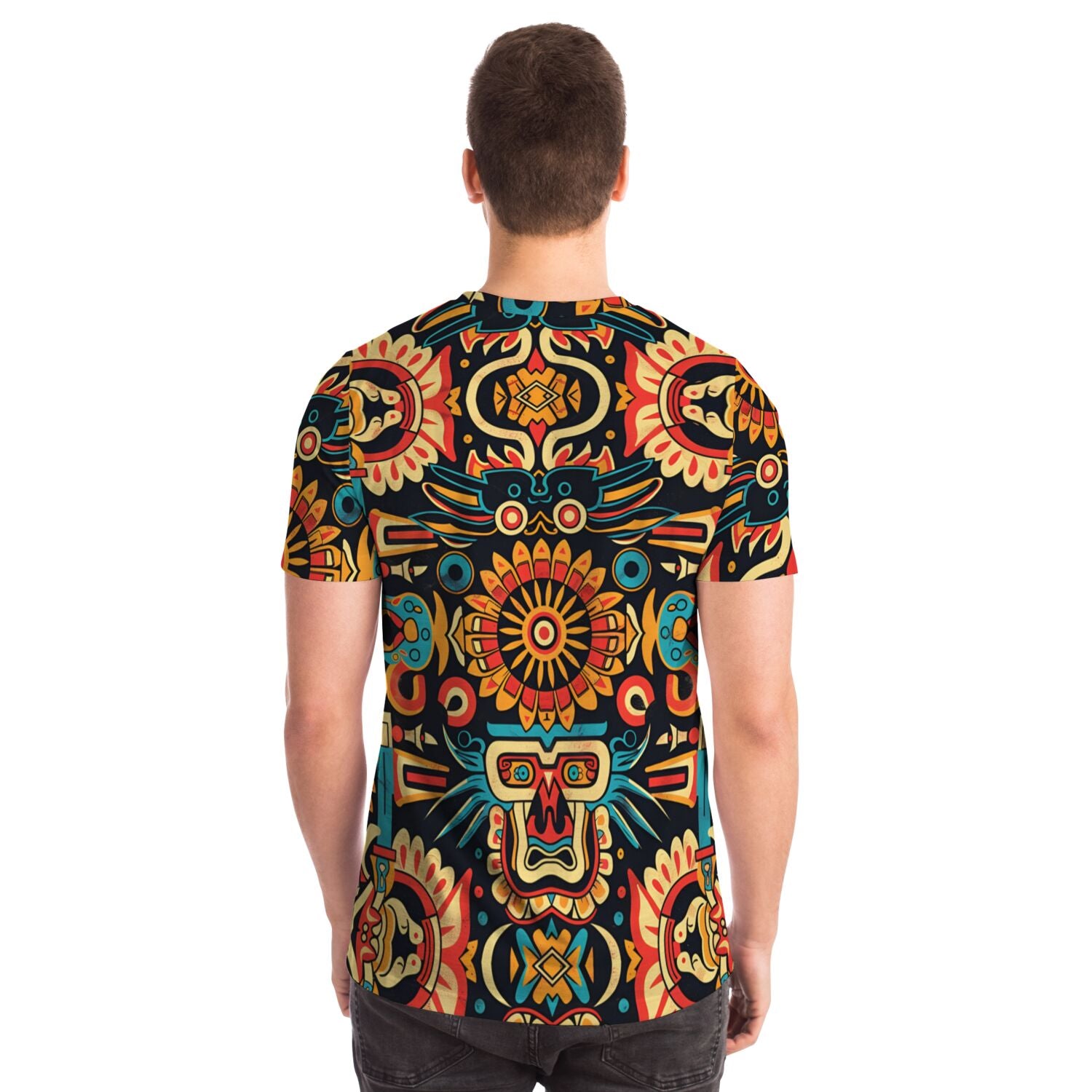 T-shirt - Mayan Folk Art - Nine Worlds Gear