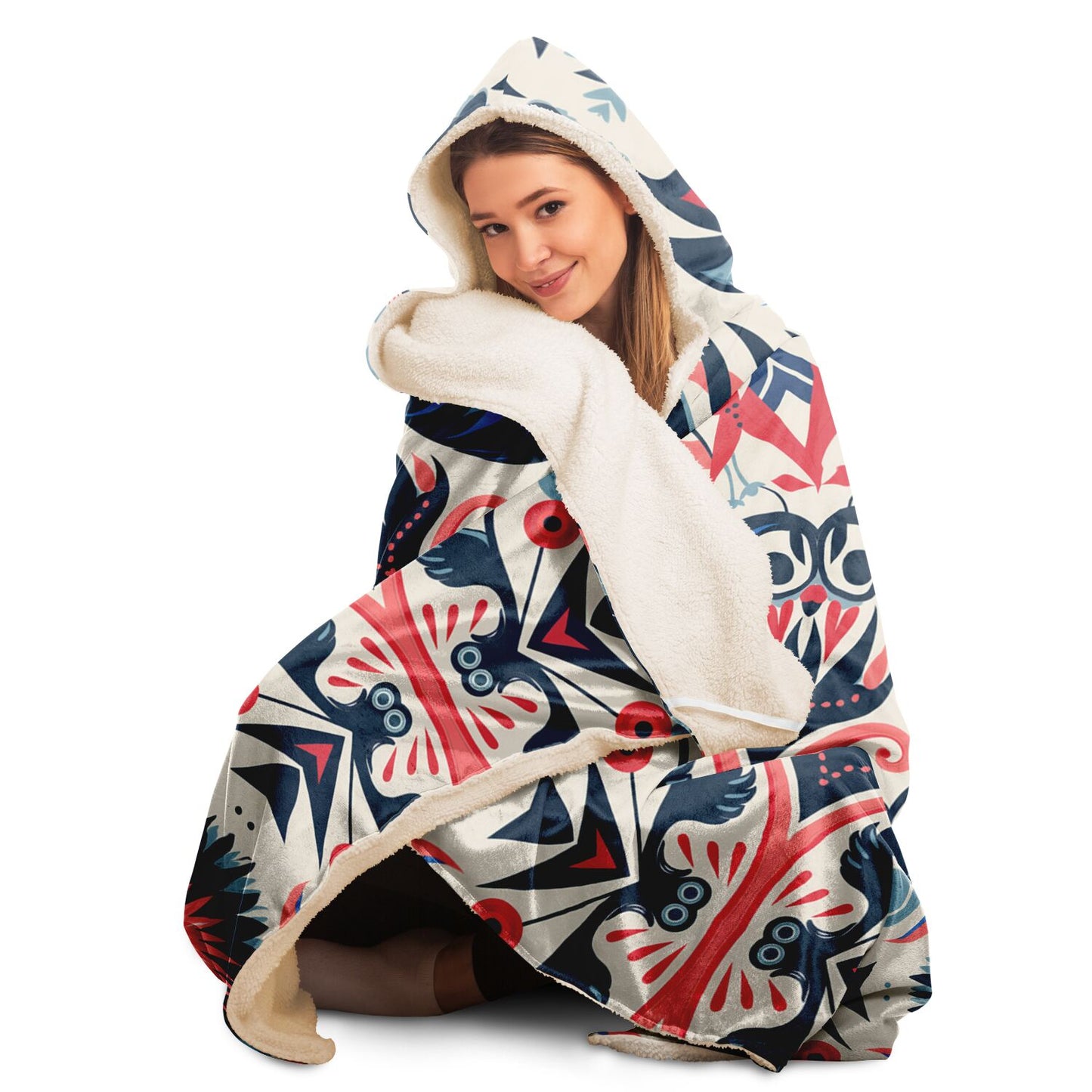 Hooded Blanket - Columbia Zoomorphic - Nine Worlds Gear