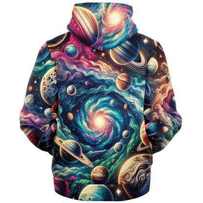 Fleece-Lined Zip Hoodie - Space Odysey - Nine Worlds Gear