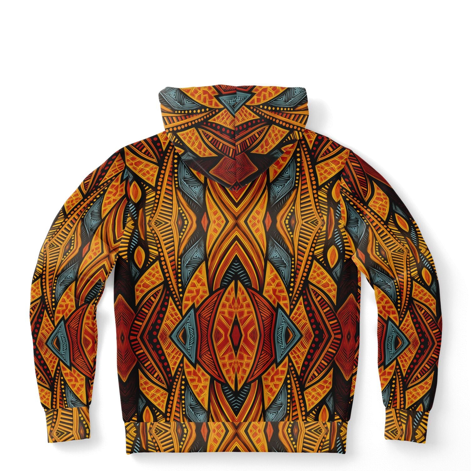 Fashion Hoodie - African Art - Nine Worlds Gear