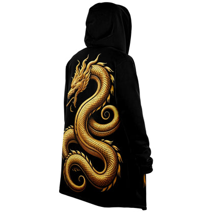 Microfleece Cloak - Golden Serpent - Nine Worlds Gear