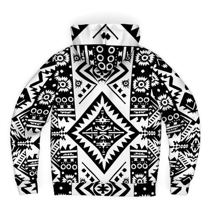 Fleece-Lined Zip Hoodie - Chilean Mapuche - Nine Worlds Gear