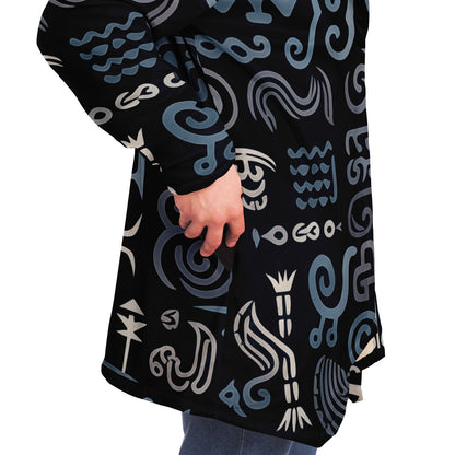 Microfleece Cloak - Norse Viking & Mythology Collection - Symbols - Nine Worlds Gear