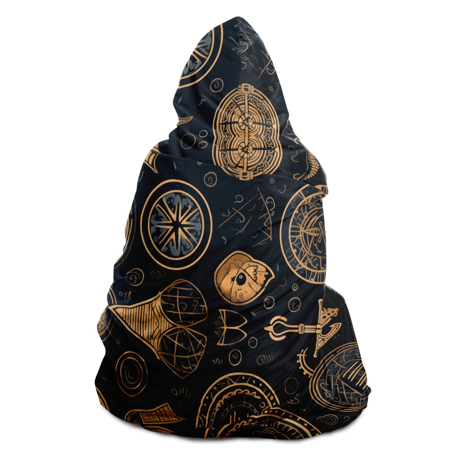 Hooded Blanket - Norse Viking & Mythology Collection - Viking Spirit - Nine Worlds Gear