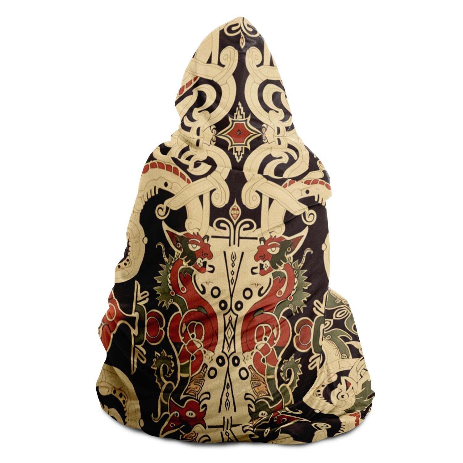 Hooded Blanket - Norse Viking & Mythology Collection - Mammen Style - Nine Worlds Gear