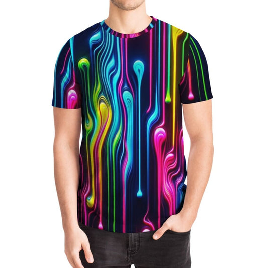 T-shirt - - Melted Neon - Nine Worlds Gear