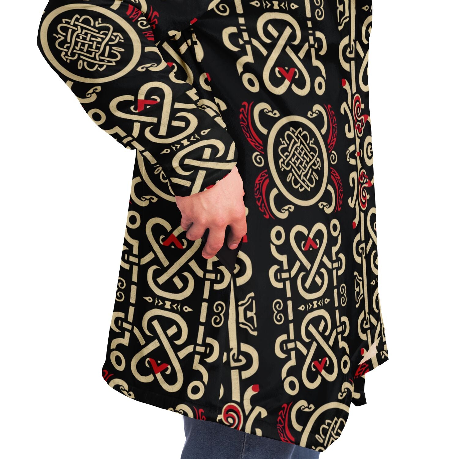 Microfleece Cloak - Norse Viking & Mythology Collection - Ringerike - Nine Worlds Gear