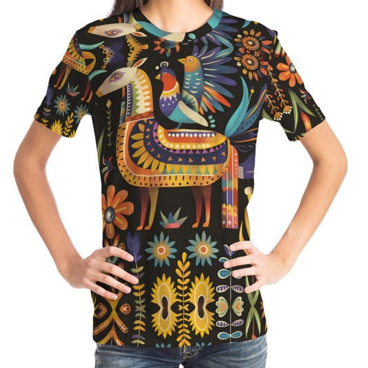 T-shirt - Bolivian Folk Art - Nine Worlds Gear