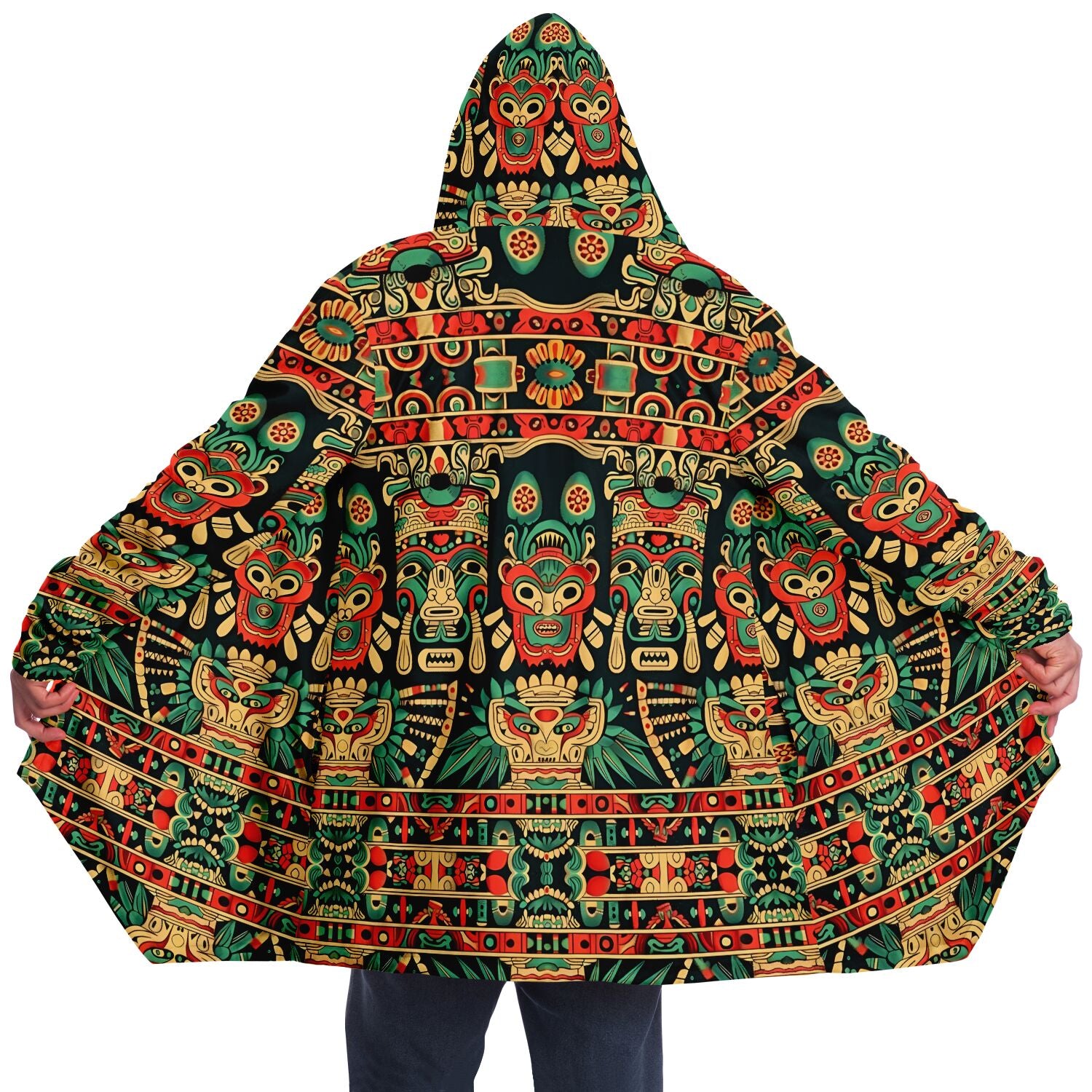 Microfleece Cloak - Art of the Maya - Nine Worlds Gear