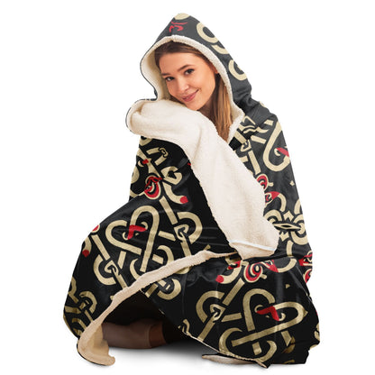 Hooded Blanket - Norse Viking & Mythology Collection - Ringerike - Nine Worlds Gear