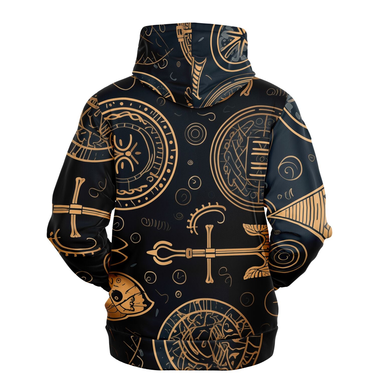 Fashion Hoodie - Norse Viking & Mythology Collection - Viking Spirit - Nine Worlds Gear