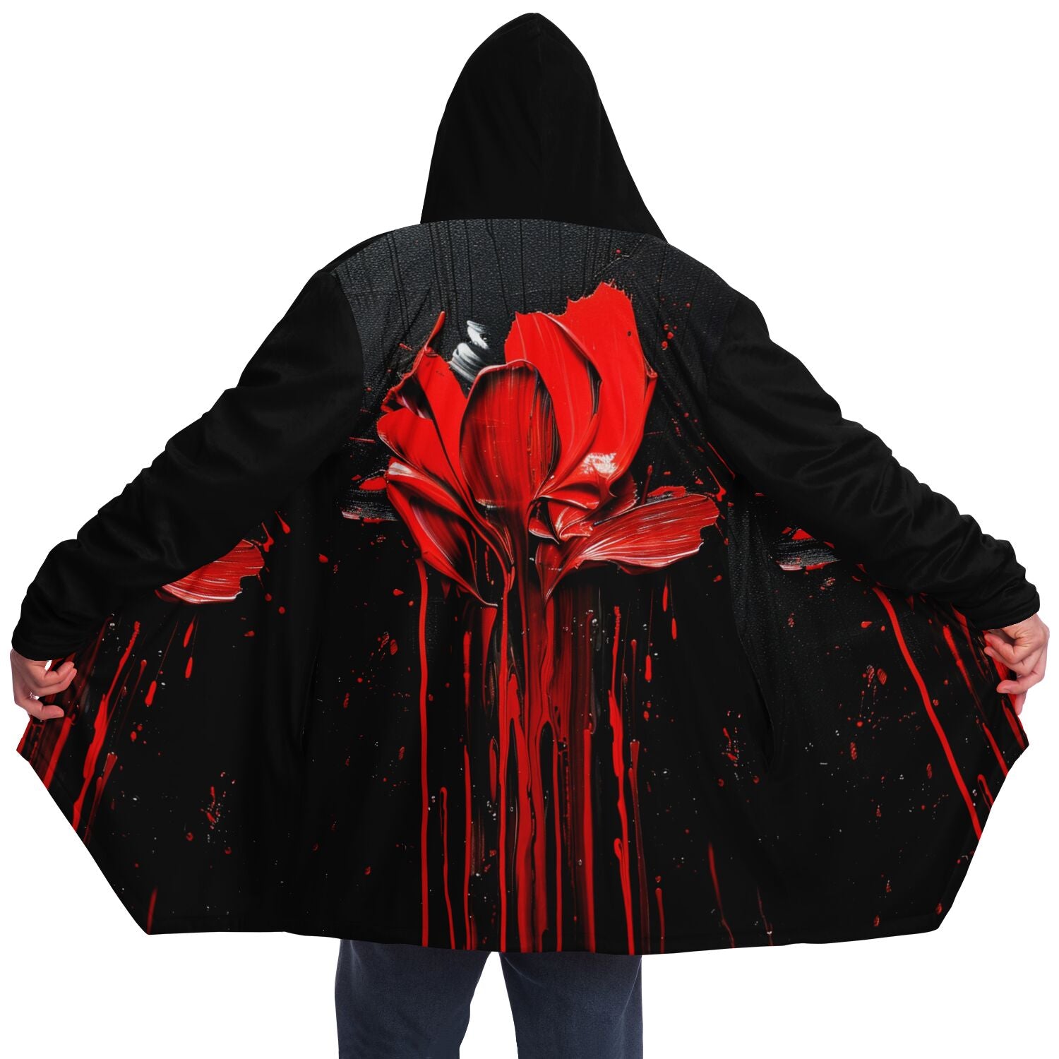 Microfleece Cloak - Melting Rose - Nine Worlds Gear